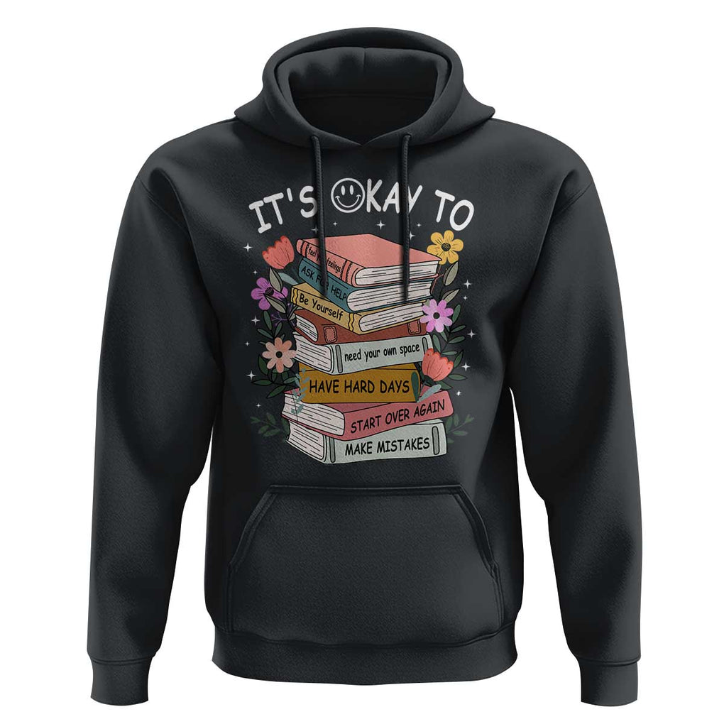 Suicide Prevention It's Okay Hoodie To Ask For Help Start Over Again Make Mistakes TS09 Black Print Your Wear
