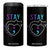 Suicide Prevention Cat Lover 4 in 1 Can Cooler Tumbler You Are Not Alone Cute Cats Stay Semicolon TS09 One Size: 16 oz Black Print Your Wear