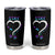 Suicide Prevention Dog Lover Tumbler Cup Stay You Are Not Alone Semicolon TS09 Black Print Your Wear