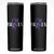 Suicide Prevention Skinny Tumbler I'm Ok Broken Teal And Purple Ribbon TS09 Black Print Your Wear