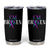 Suicide Prevention Tumbler Cup I'm Ok Broken Teal And Purple Ribbon TS09 Black Print Your Wear