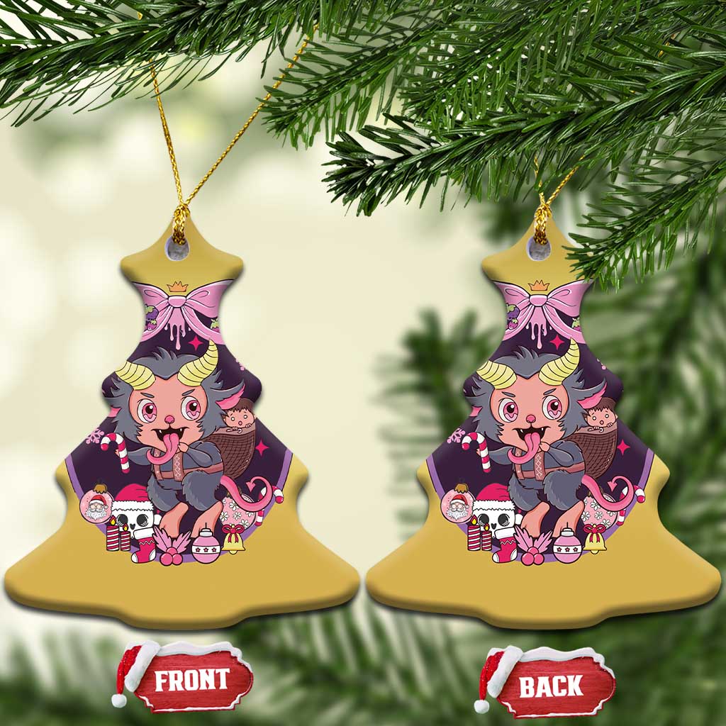 Christmas Kawaii Pastel Krampus Christmas Ornament TS09 Christmas Tree Gold Print Your Wear