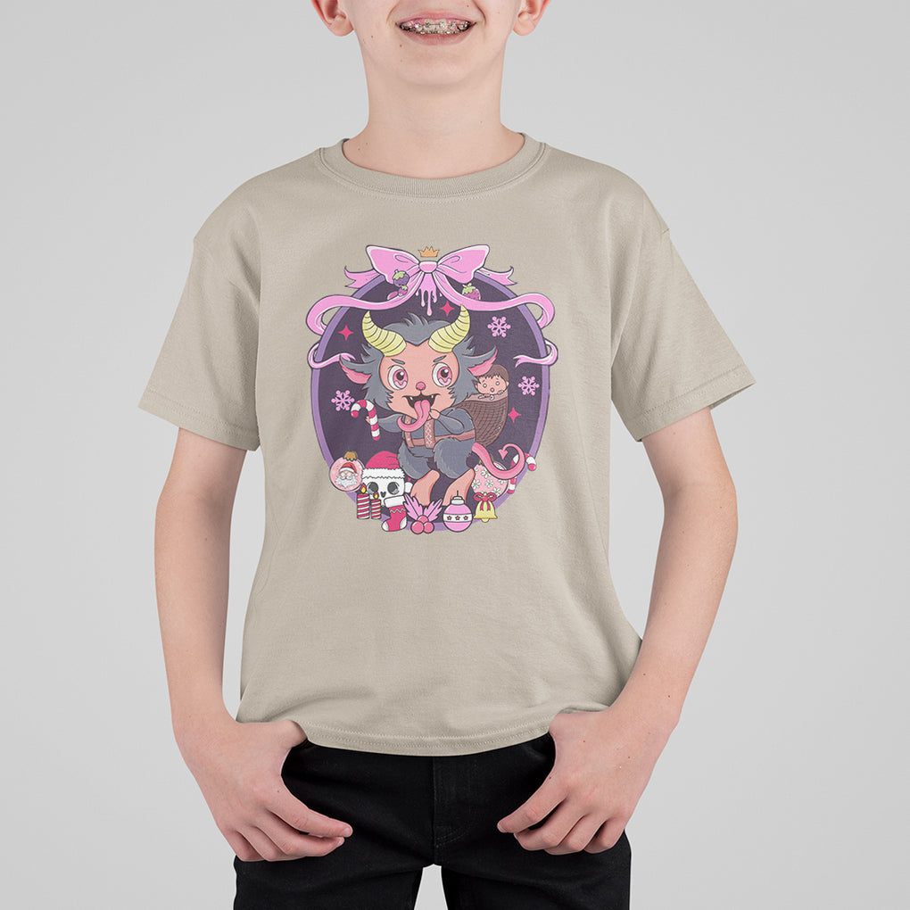 Kawaii Pastel Krampus Cute Creepy Christmas T Shirt For Kid TS09 Printyourwear