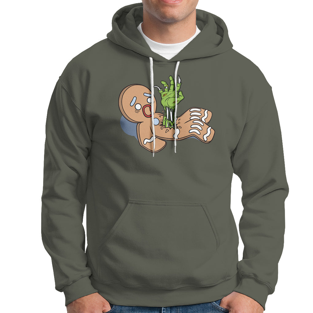 Scary Zombie Gingerbread Krampus Christmas Broken Cookie Hoodie TS09 Printyourwear