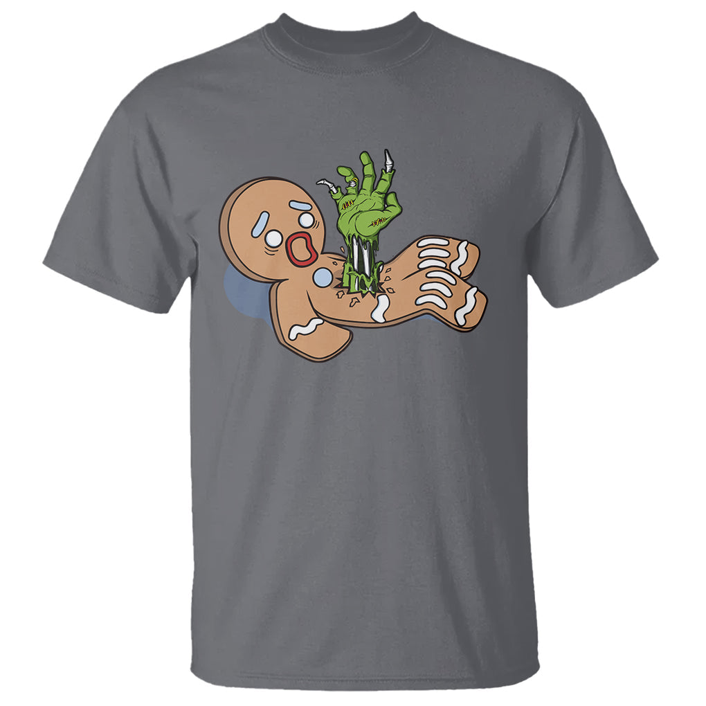 Scary Zombie Gingerbread Krampus Christmas Broken Cookie T Shirt TS09 Printyourwear