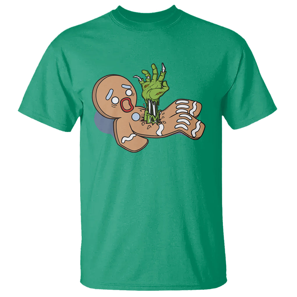 Scary Zombie Gingerbread Krampus Christmas Broken Cookie T Shirt TS09 Printyourwear