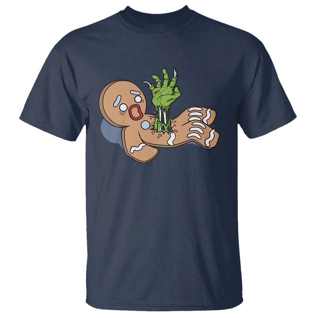 Scary Zombie Gingerbread Krampus Christmas Broken Cookie T Shirt TS09 Printyourwear