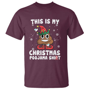 Funny Elf Poop This Is My Christmas Poojama Shirt T Shirt TS09 Printyourwear
