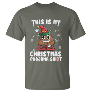 Funny Elf Poop This Is My Christmas Poojama Shirt T Shirt TS09 Printyourwear