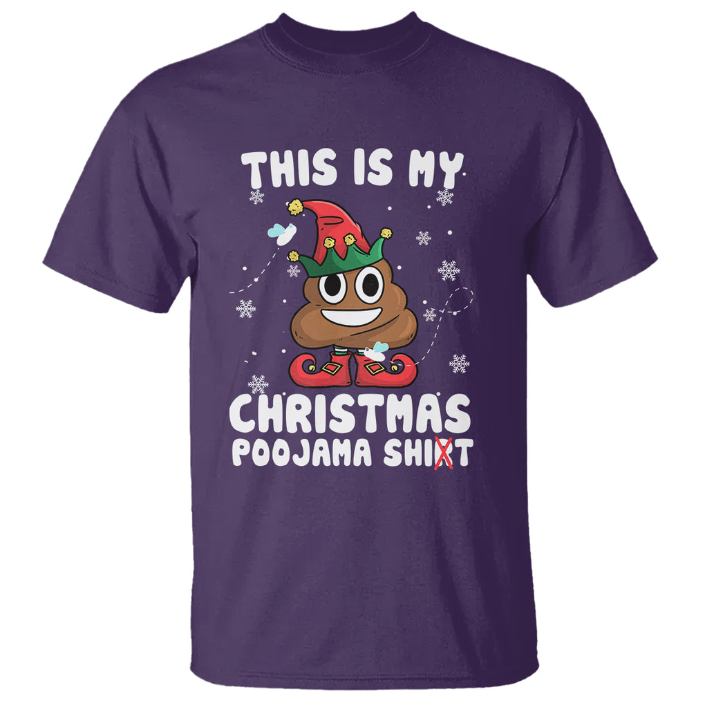 Funny Elf Poop This Is My Christmas Poojama Shirt T Shirt TS09 Printyourwear