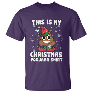 Funny Elf Poop This Is My Christmas Poojama Shirt T Shirt TS09 Printyourwear