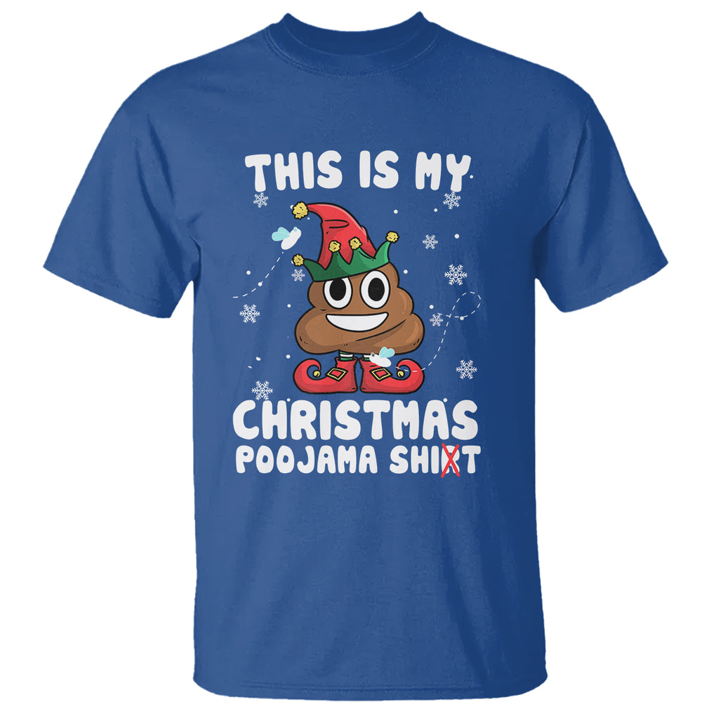 Funny Elf Poop This Is My Christmas Poojama Shirt T Shirt TS09 Printyourwear