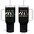 Autism Awareness Tumbler With Handle It's Ok To Be Different Puzzle Dinosaur TS09 One Size: 40 oz Black Print Your Wear