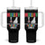 Giraffe Autism Seeing World Different Angle Tumbler With Handle TS09 One Size: 40 oz Black Print Your Wear
