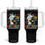 Autism Awareness Tumbler With Handle It's Ok To Be Different Cute Puzzle Giraffe TS09 One Size: 40 oz Black Print Your Wear