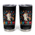 Autism Awareness Tumbler Cup Puzzle Unicorn Dancing To A Different Beat TS09 Black Print Your Wear
