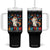 Autism Awareness Tumbler With Handle Puzzle Unicorn Dancing To A Different Beat TS09 One Size: 40 oz Black Print Your Wear