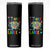 Autism Awareness Skinny Tumbler See The Able Not The Label Puzzle Sea Turtle TS09 Black Print Your Wear