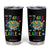 Autism Awareness Tumbler Cup See The Able Not The Label Puzzle Sea Turtle TS09 Black Print Your Wear