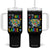 Autism Awareness Tumbler With Handle See The Able Not The Label Puzzle Sea Turtle TS09 One Size: 40 oz Black Print Your Wear