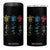 Autism Awareness 4 in 1 Can Cooler Tumbler It's Ok To Be Different Sea Turtle TS09 One Size: 16 oz Black Print Your Wear