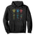 Autism Awareness Hoodie It's Ok To Be Different Sea Turtle TS09 Black Printyourwear