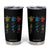 Autism Awareness Tumbler Cup It's Ok To Be Different Sea Turtle TS09 Black Print Your Wear