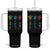 Autism Awareness Tumbler With Handle It's Ok To Be Different Sea Turtle TS09 One Size: 40 oz Black Print Your Wear