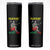 Autism Awareness Skinny Tumbler Rockin' To A Different Tune Skeleton TS09 Black Print Your Wear