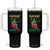 Autism Awareness Tumbler With Handle Rockin' To A Different Tune Skeleton TS09 One Size: 40 oz Black Print Your Wear