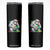 Autism Awareness Bigfoot Puzzle Autistic Warrior Skinny Tumbler TS09 Black Print Your Wear