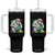 Autism Awareness Bigfoot Puzzle Autistic Warrior Tumbler With Handle TS09 One Size: 40 oz Black Print Your Wear