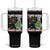 Autism Awareness Tumbler With Handle What Makes You Different Is What Makes You Beautiful Autistic Elephant Mom TS09 One Size: 40 oz Black Print Your Wear