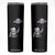 Autism Awareness Skinny Tumbler Astronaut Puzzle Balloon Autistic Outer Space TS09 Black Print Your Wear