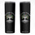 Autism Awareness Skinny Tumbler Let's Grow Together Puzzle Flowers TS09 Black Print Your Wear