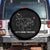 Autism Awareness Spare Tire Cover Let's Grow Together Puzzle Tree TS09 No hole Black Print Your Wear