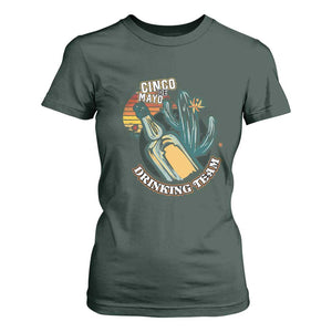 Cinco De Mayo Drinking Team Funny Mexican Party T Shirt For Women TS09 Dark Forest Green Print Your Wear