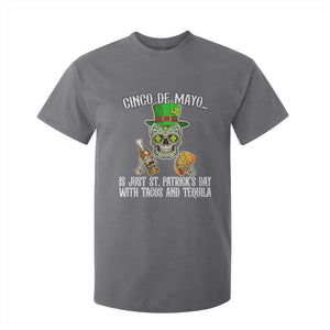 Cinco De Mayo Is Just St Patrick's Day With Tacos And Tequila T Shirt For Kid TS09 Charcoal Print Your Wear