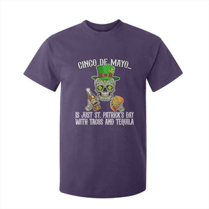Cinco De Mayo Is Just St Patrick's Day With Tacos And Tequila T Shirt For Kid TS09 Purple Print Your Wear