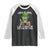 Cinco De Mayo Is Just St Patrick's Day With Tacos And Tequila Raglan Shirt TS09 Black White Print Your Wear
