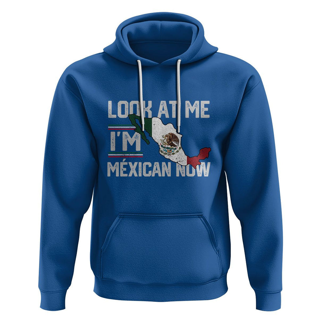 Funny Cinco De Mayo Hoodie Look At Me I'm Mexican Now TS09 Royal Blue Printyourwear