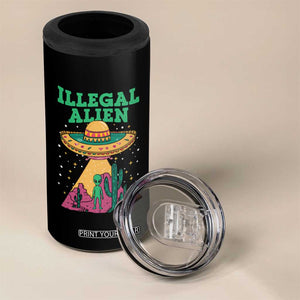 Funny Mexican Illegal Alien 4 in 1 Can Cooler Tumbler TS09 Print Your Wear