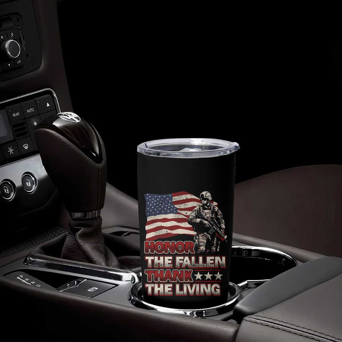 Veteran Tumbler Cup Honor The Fallen Thank The Living Memorial Day TS09 Print Your Wear