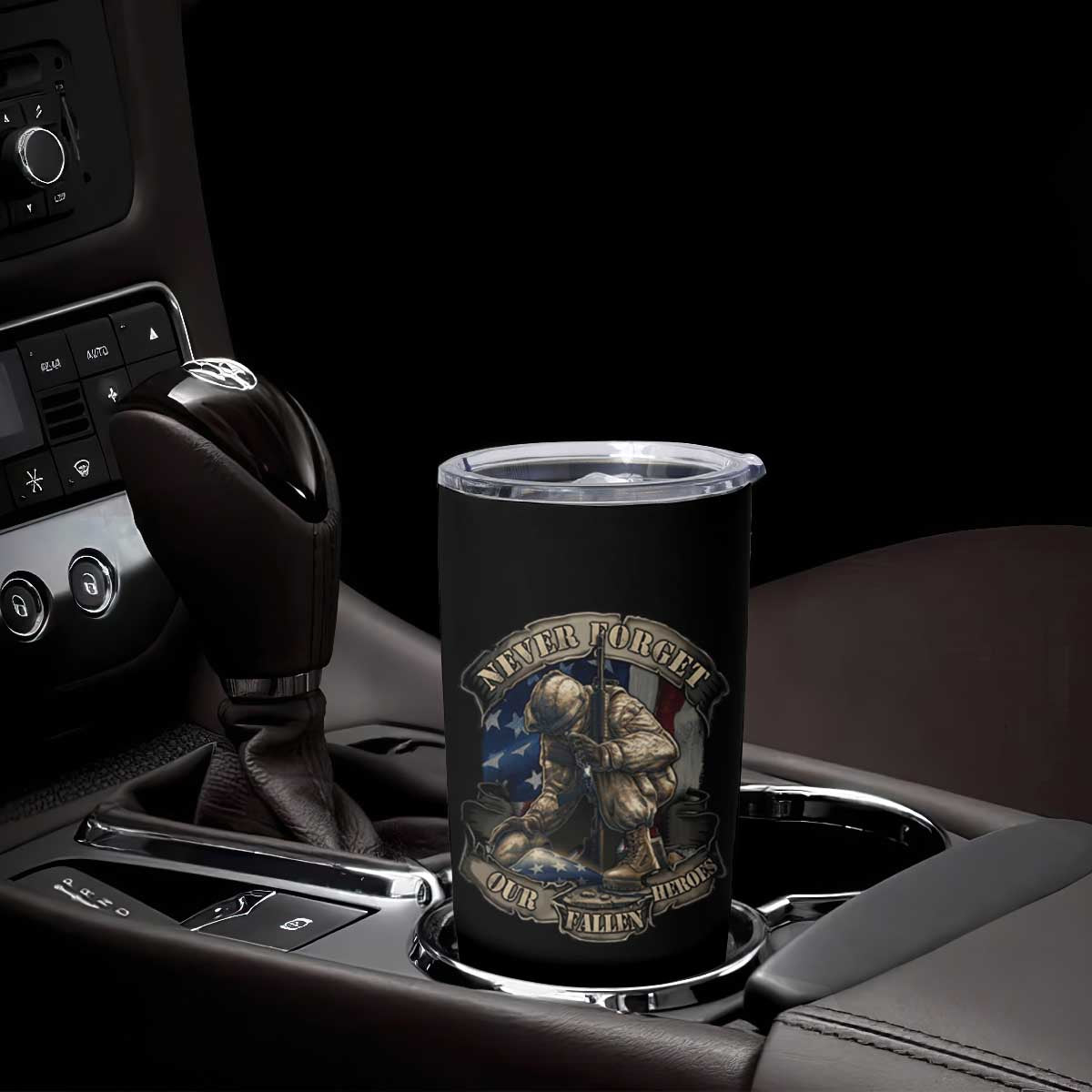 Veteran Tumbler Cup Never Forget Our Fallen Heroes Memorial Day TS09 Print Your Wear
