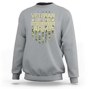 Veteran Of The United States Army Sweatshirt TS09 Sport Gray Print Your Wear