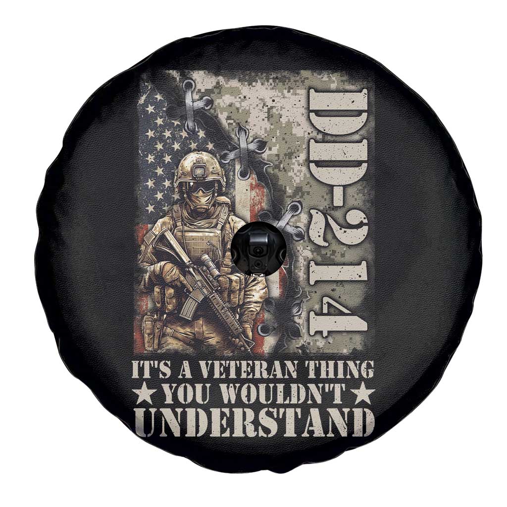 Army Forces Retirement DD-214 Spare Tire Cover It's A Veteran Thing You Wouldn't Understand TS09 Print Your Wear