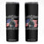 Female Veteran Skinny Tumbler Stands Up For Her Country A Strong Woman TS09 Black Print Your Wear