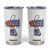 Female Veteran Tumbler Cup I'm The Veteran and The Veteran's Wife TS09 White Print Your Wear