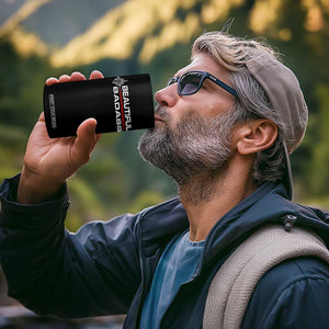 Beautiful Badass Strong Women Female Military 4 in 1 Can Cooler Tumbler TS09 Print Your Wear