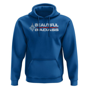 Beautiful Badass Strong Women Female Military Hoodie TS09 Royal Blue Print Your Wear